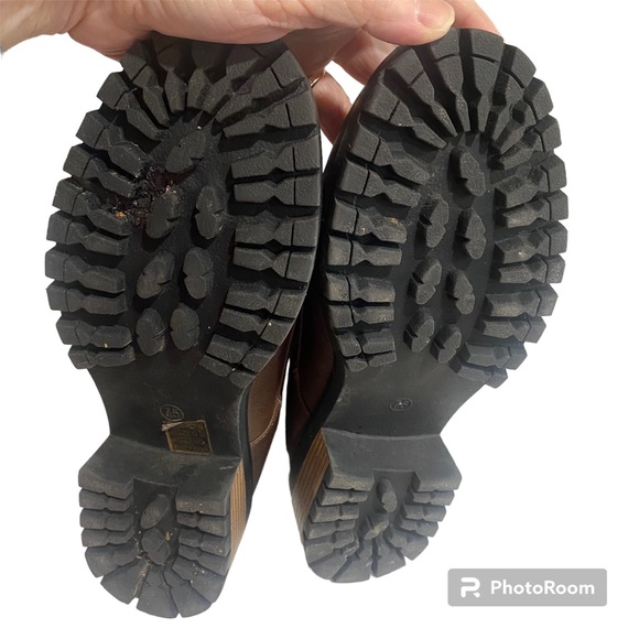 DREAM PAIRS Women's Military Lace Up Combat Boots Chelsea Ankle Booties 7.5 - Picture 3 of 8